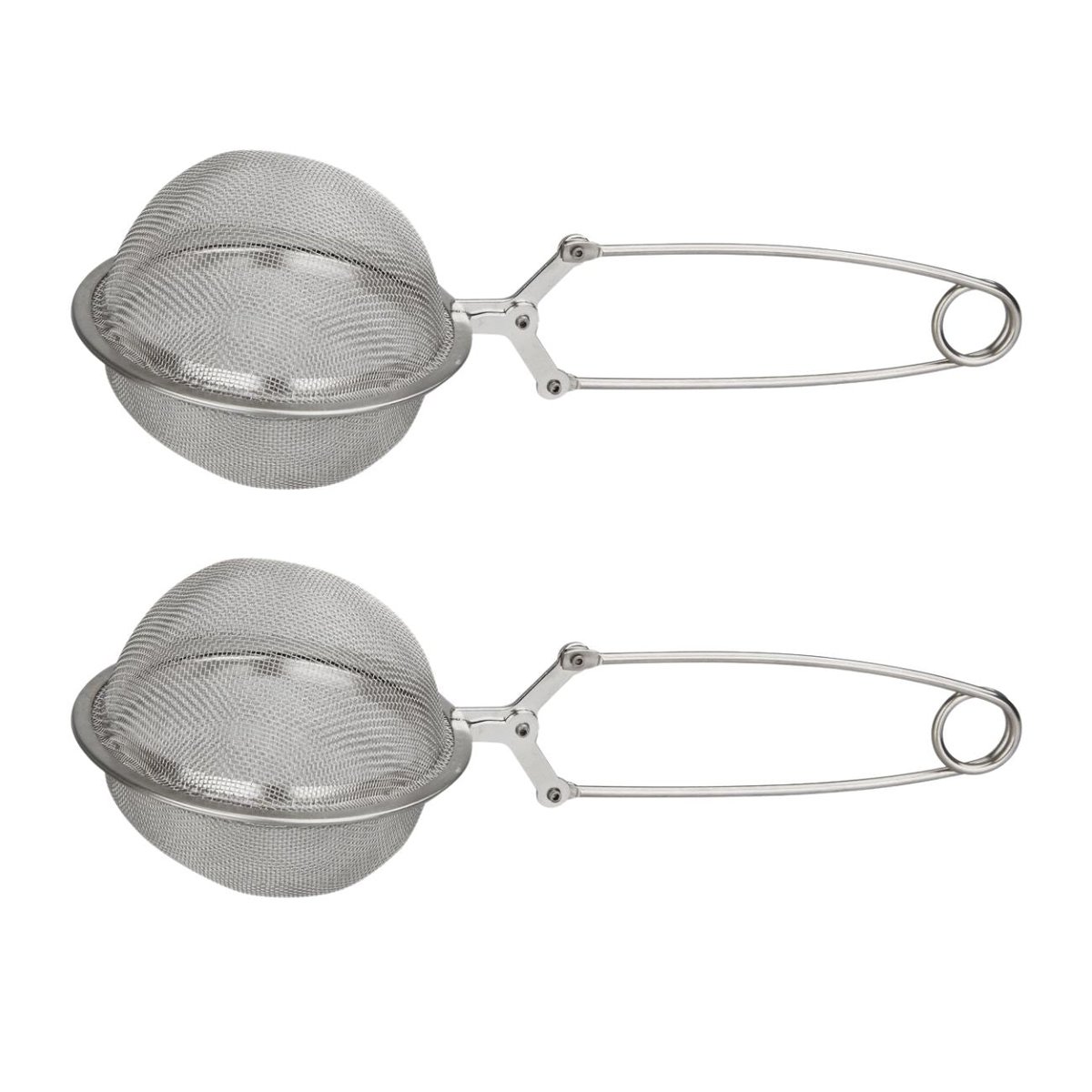 Ensemble de 2 Boules à thé type Pinces à thé en inox inox, FACKELMANN