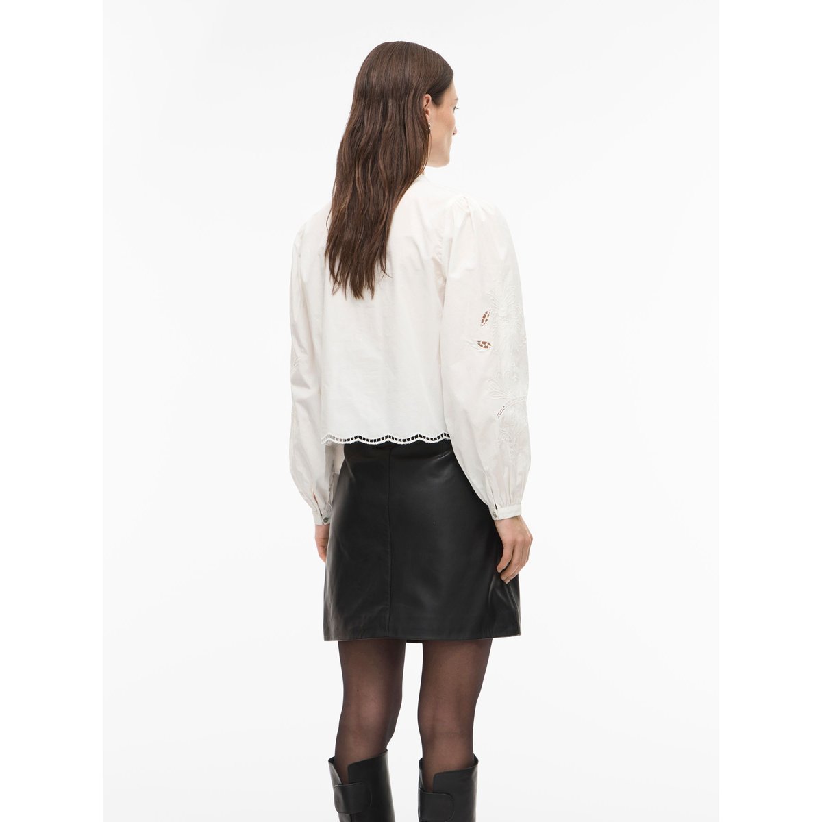 Chemise À Manches Longues cloud dancer, ROUGE EDIT