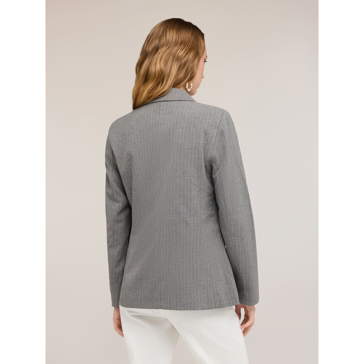 Veste croisée à rayures gris, MOTIVI