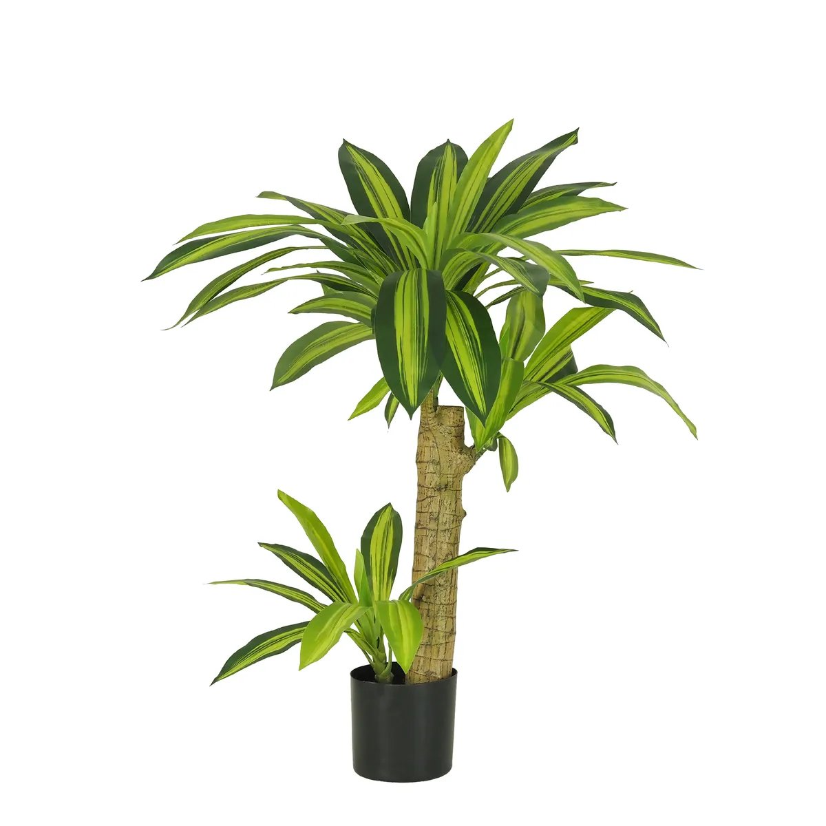 Dracena artificiel toucher naturel 80cm vert, LIGNE DECO