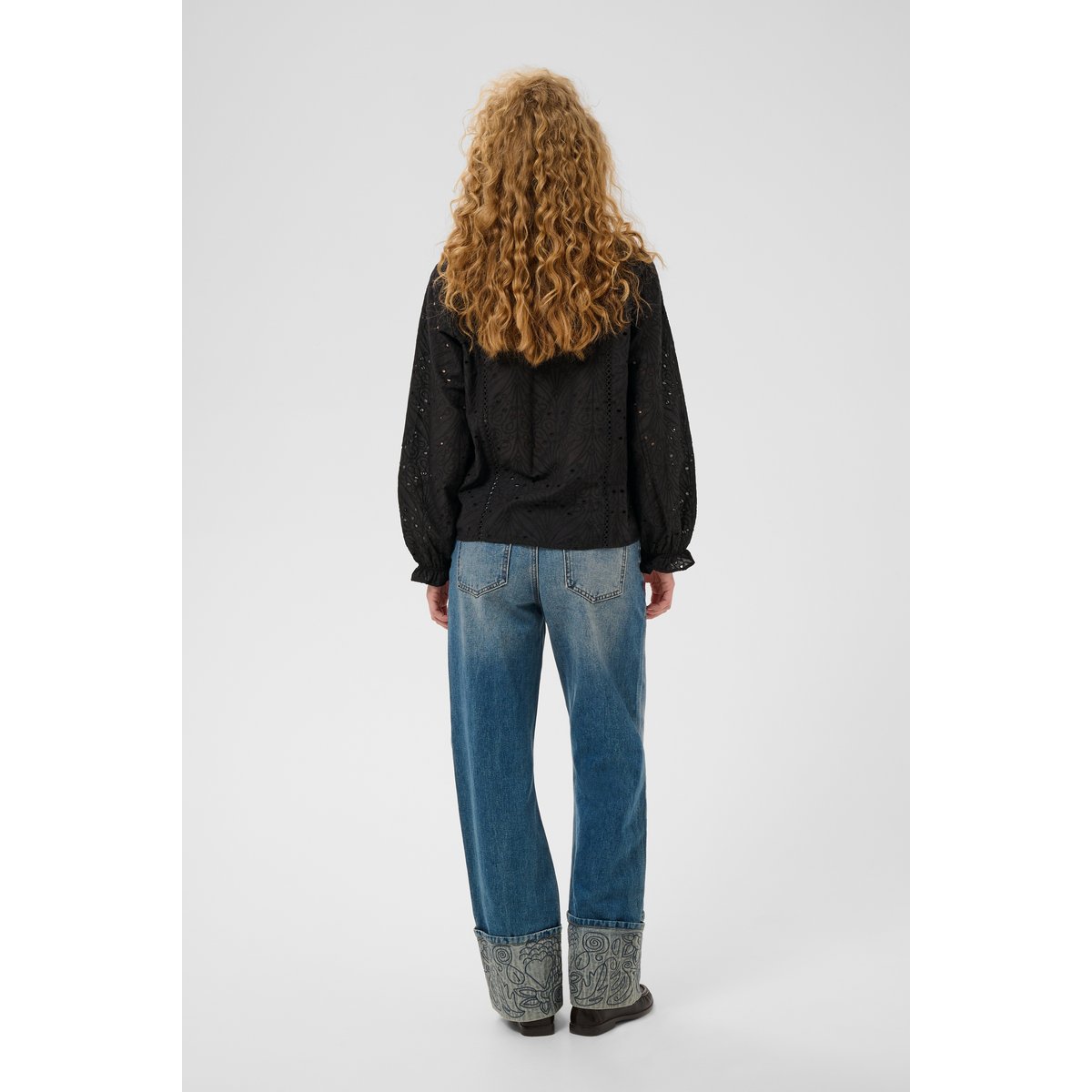Blouse à manches longues noir black, CULTURE
