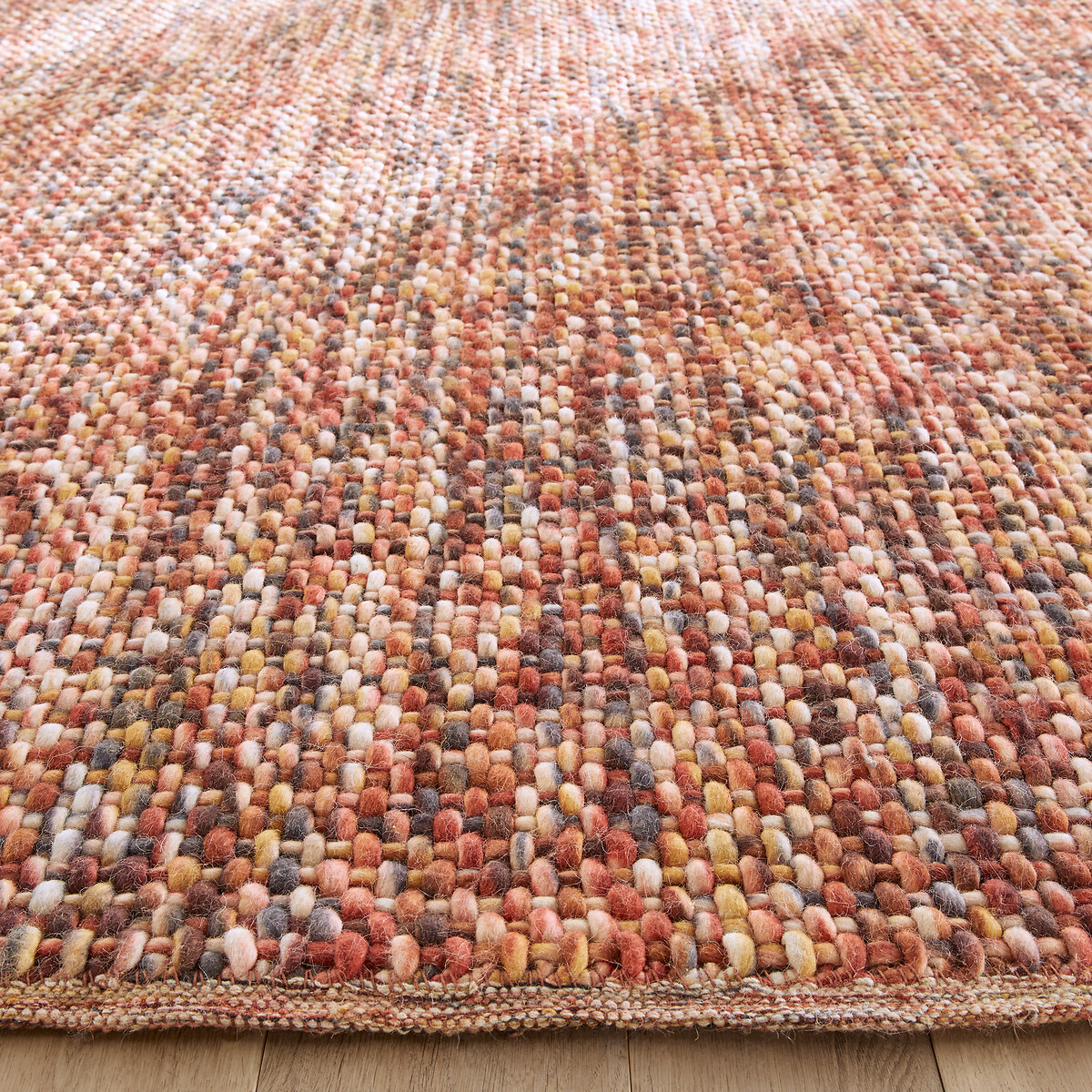 Tapis XL en laine, tissé main, Mutanya terre cuite, AM.PM