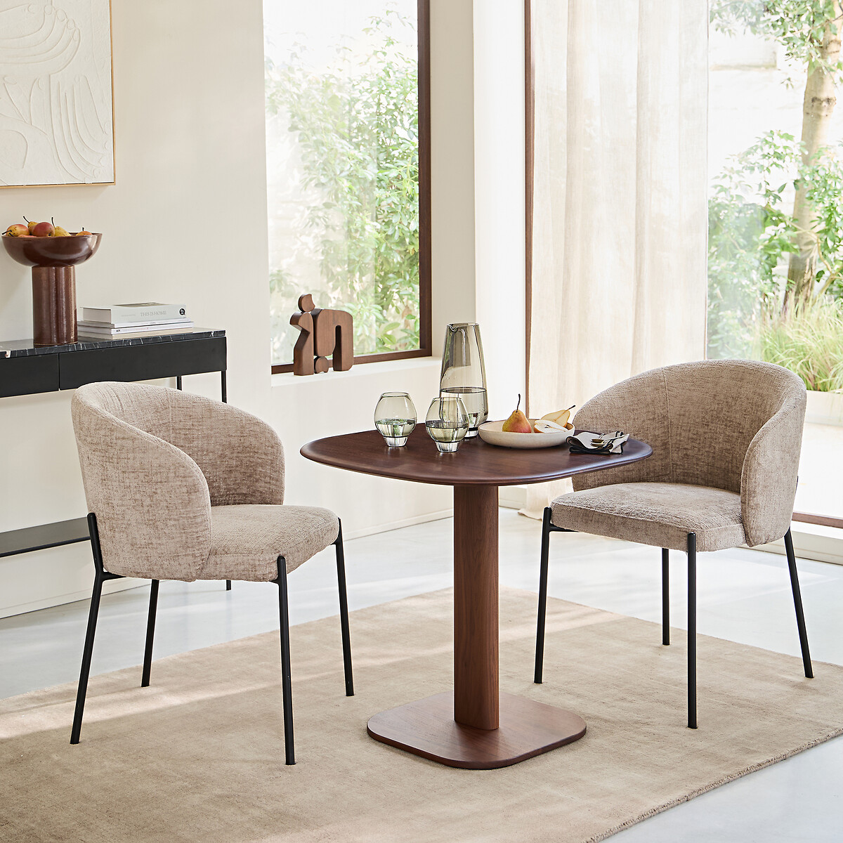 Monceau Solid Walnut Lounge Dining Table, Designed by Emmanuel Gallina walnut, AM.PM X EMMANUEL GALLINA