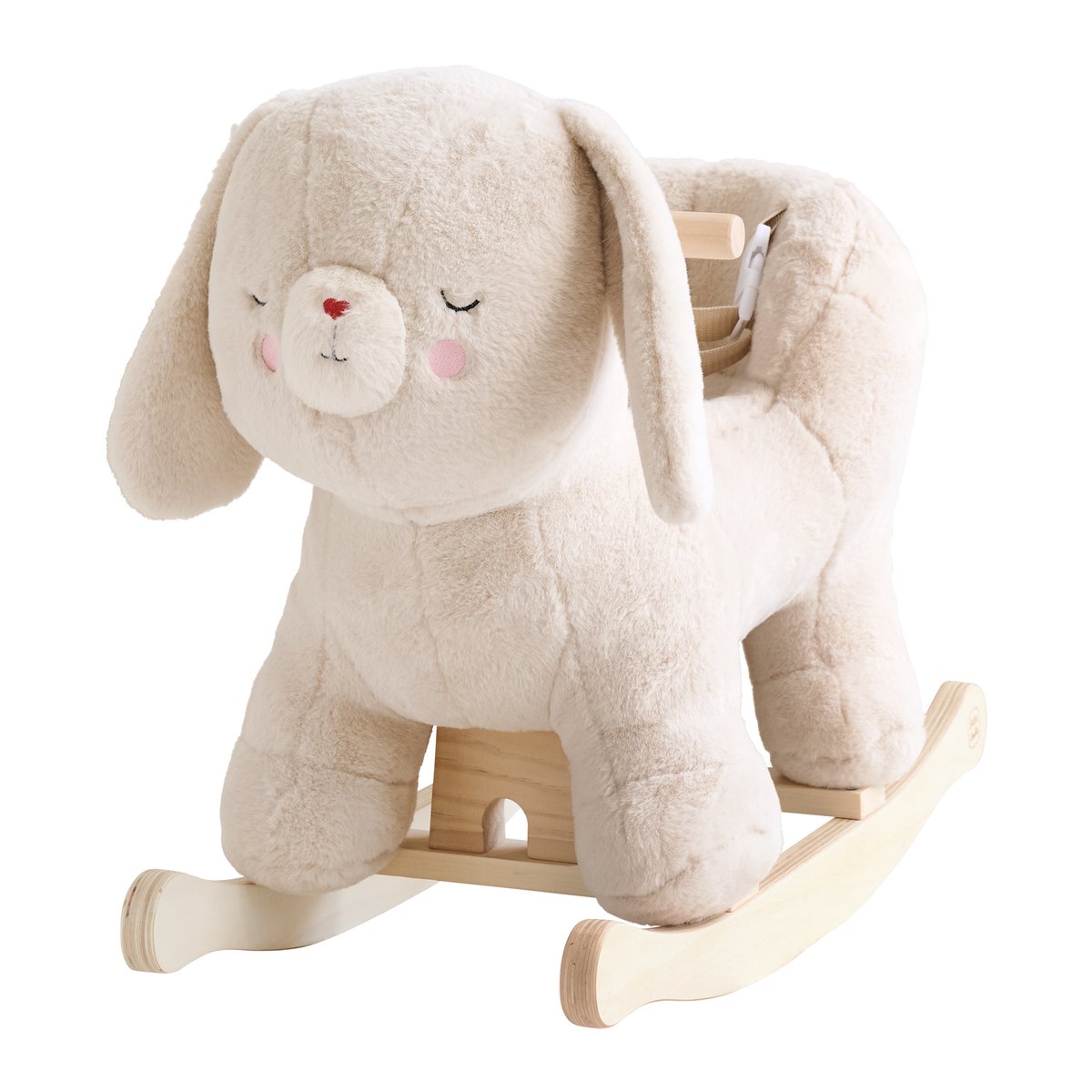 Cheval à bascule lapi beige, PETITE AMELIE