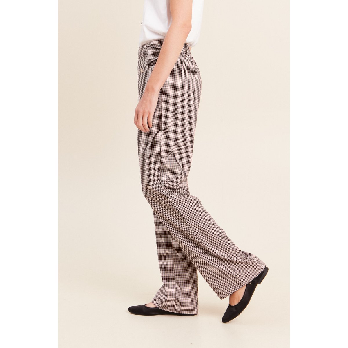 Pantalon 7/8e taille standard marron, BREAL