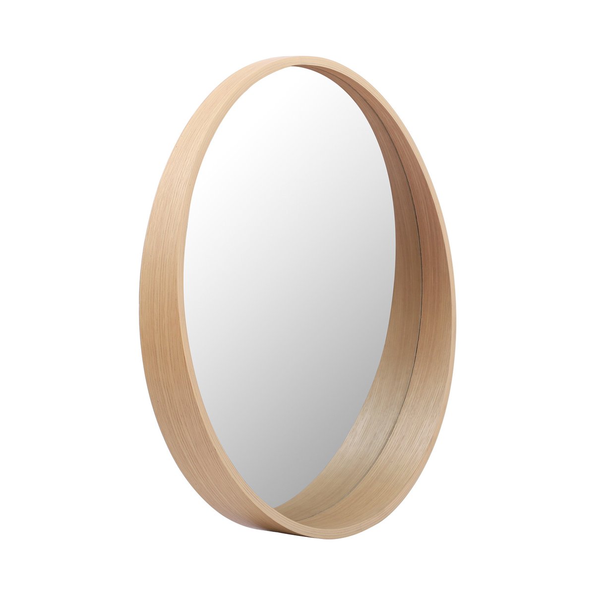 Meuble simple + miroir ATOLL bois clair, MOB IN