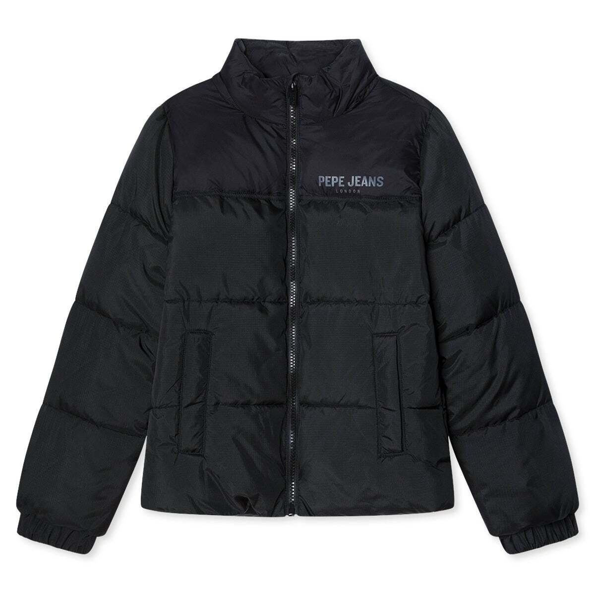 Doudoune Matelassée Imperméable noir, PEPE JEANS