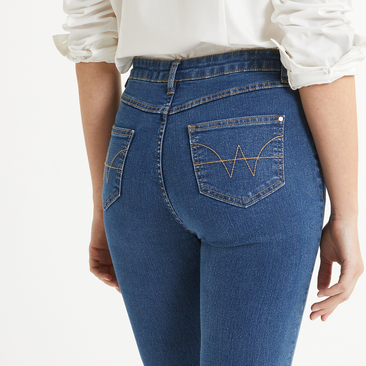 Jeans regular, dritto blu stone, ANNE WEYBURN