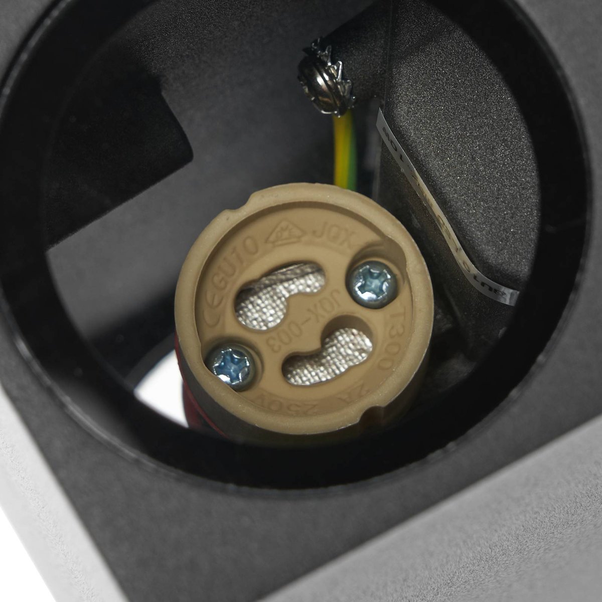 Applique extérieure en aluminium moderne noir, PRIOS
