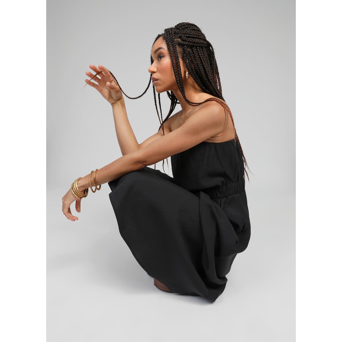 Robe Longue MILIKA rouge, AN'GE