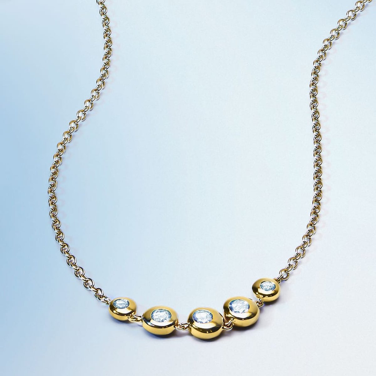 Collier argent 925 recyclé doré TESORI ETERNI or, MORELLATO