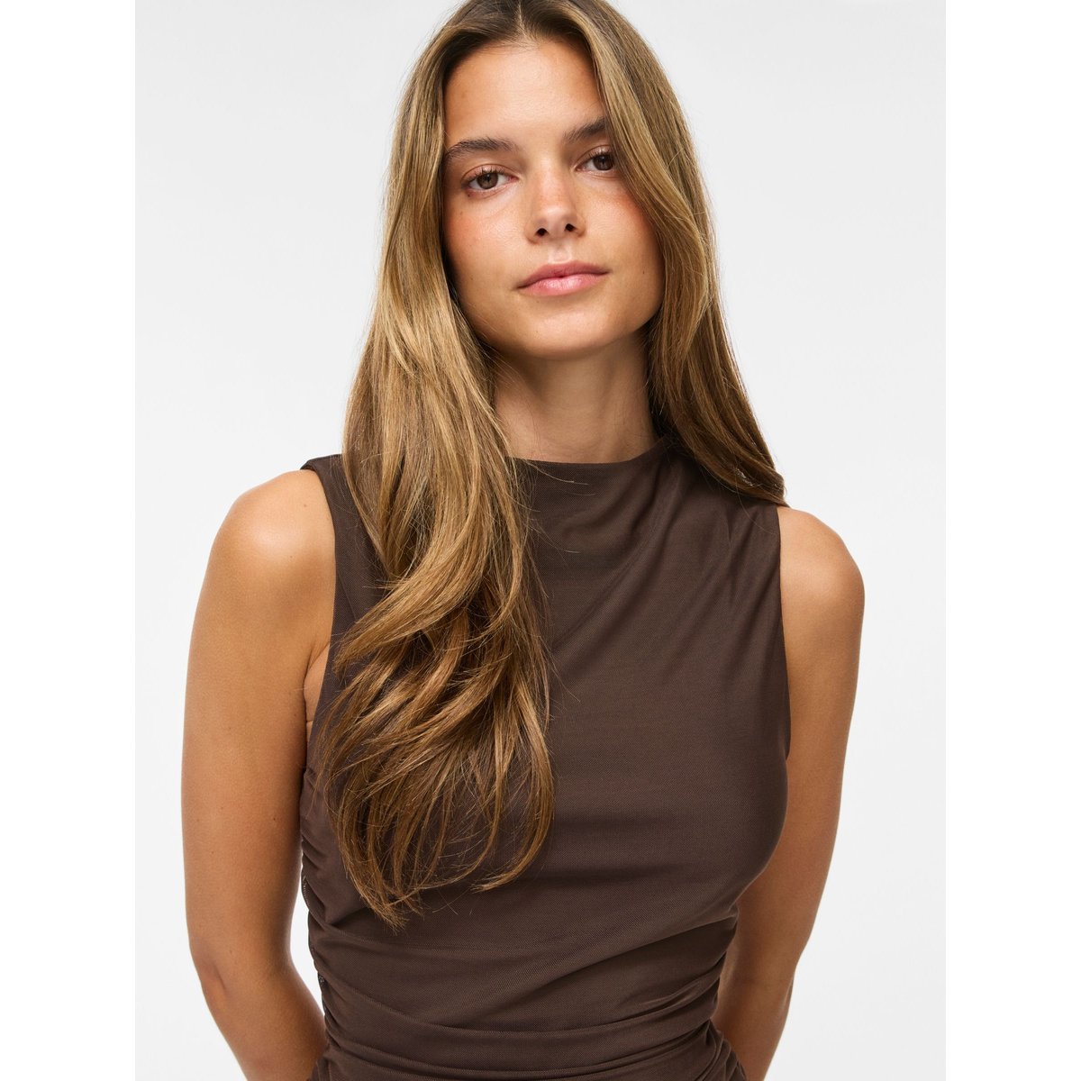 Top Sans Manches marron - coffee bean1, VILA