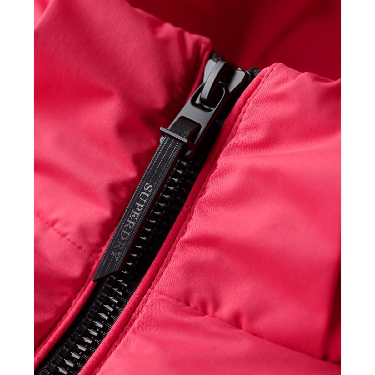 Veste à capuche matelassée Storm Hybrid rose actif, SUPERDRY