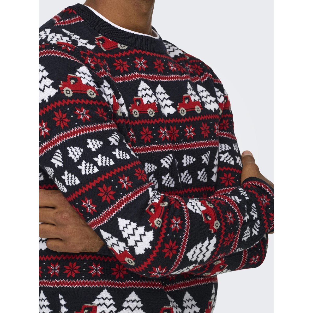 Pull En Maille dark navy, ONLY & SONS