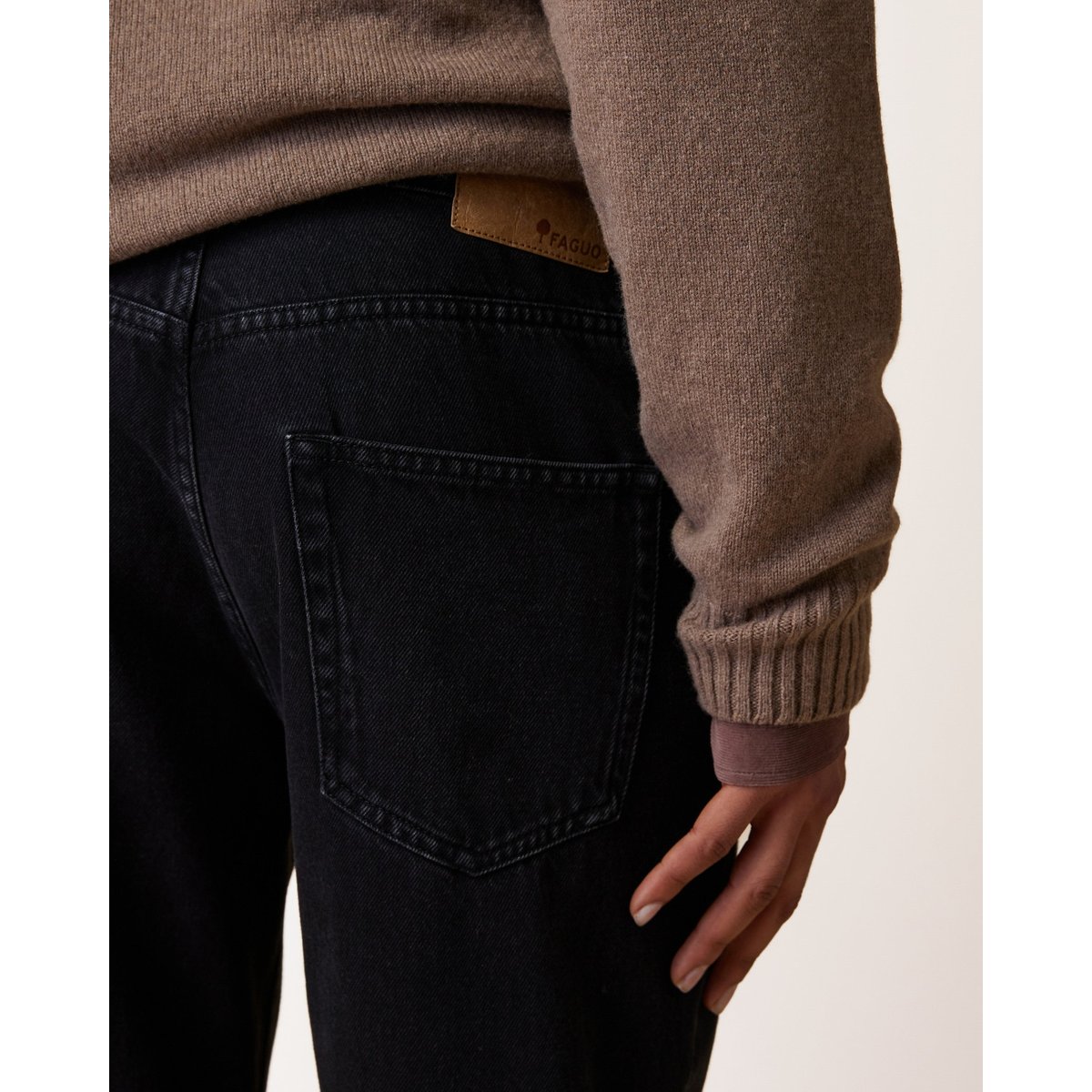 Jean denim noir, FAGUO
