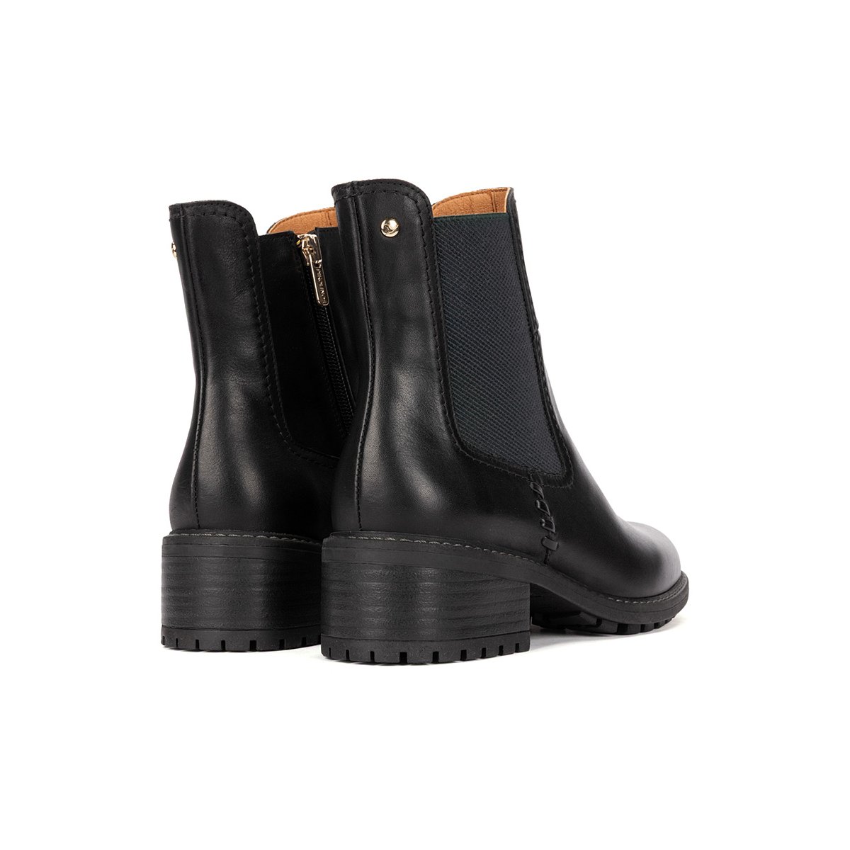 Bottines à talon cuir Medina black, PIKOLINOS