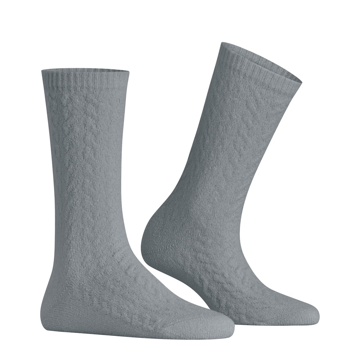 Chaussettes Cable Opaque argent, BURLINGTON