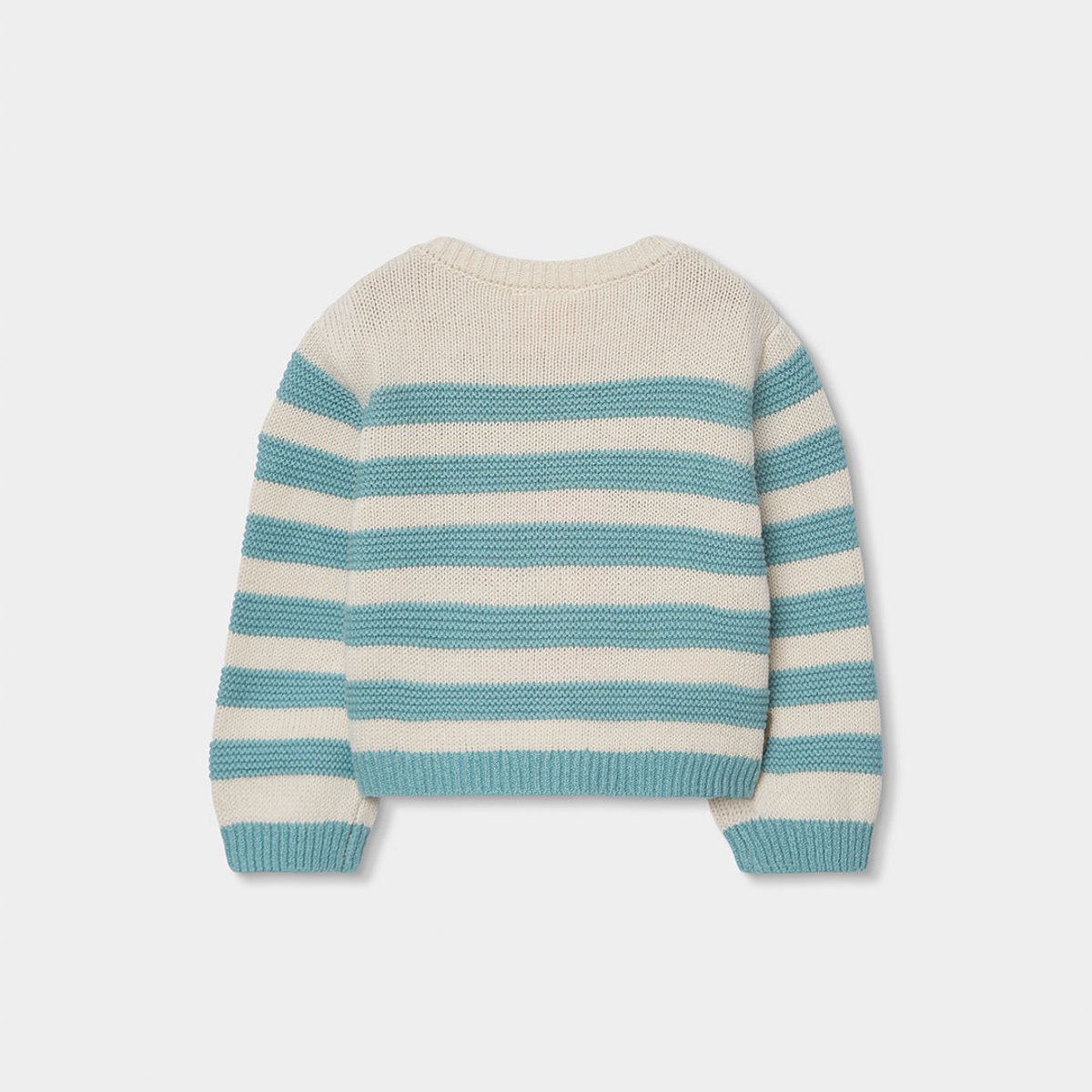 Veste bébé en tricot vert, BOBOLI