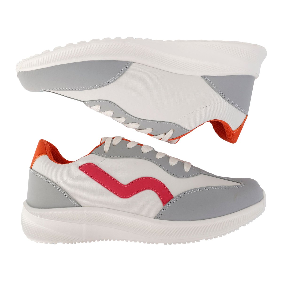 Baskets MARINE RETRO blanc / rose fluo, REGATTA