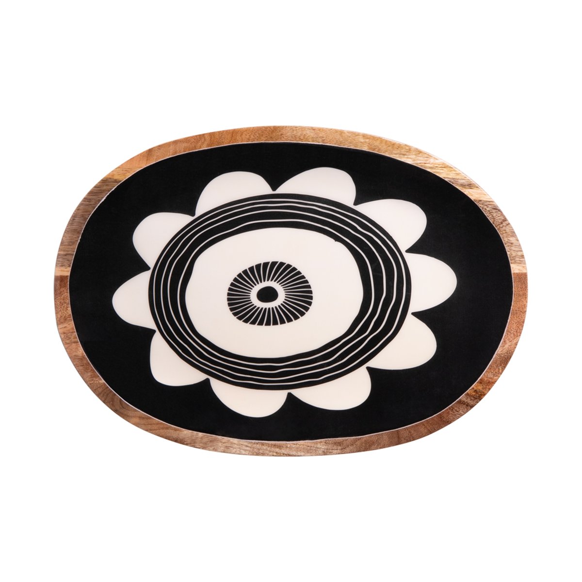 Plat ovale Zanzibar 40x28 cm - ZANZIBAR multicolore, TABLE PASSION