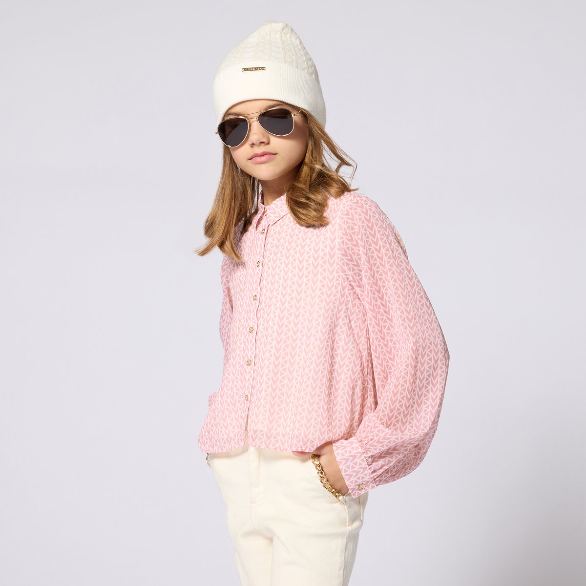 Bonnet en tricot riz, MICHAEL KORS