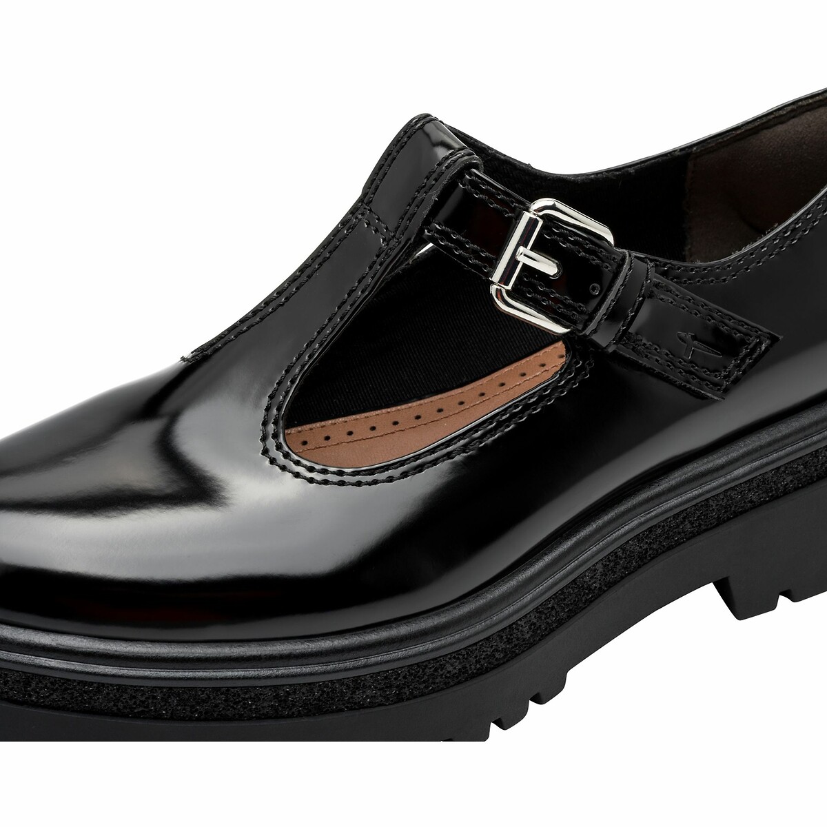 T-bar brogues black, TAMARIS