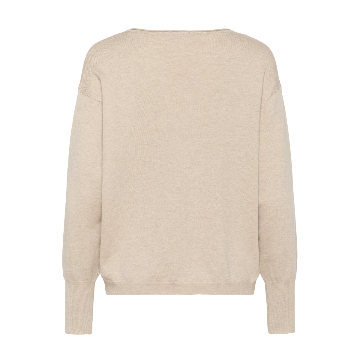 Pullover tricoté beige feather gray melange, KAFFE