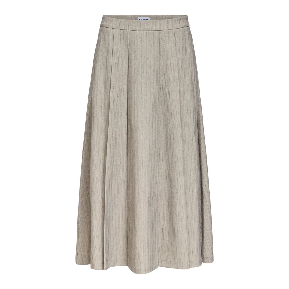 Jupe Mi-Longue gris - light grey melange1, OBJECT