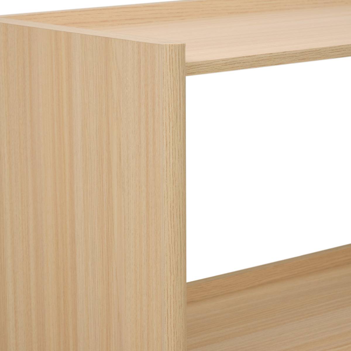Bibliothèque rectangulaire avec portes JOHN beige, ATMOSPHERA