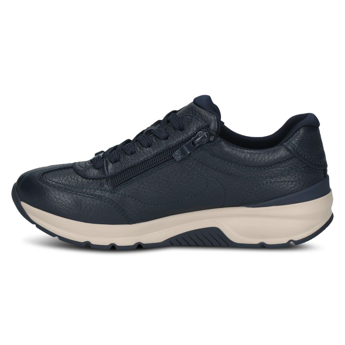 Basket en cuir bleu, CAPRICE