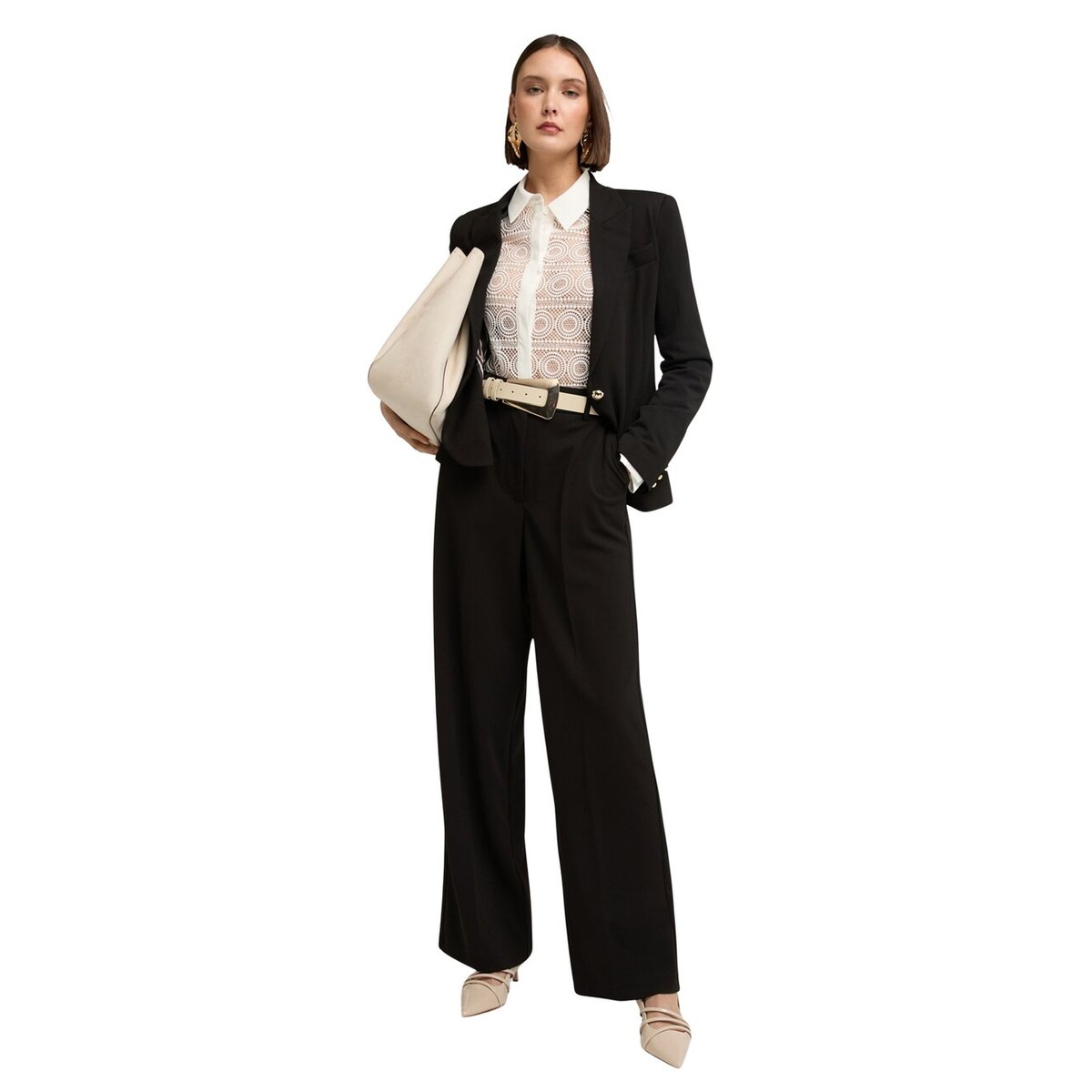 Pantalon palazzo noir, MOTIVI