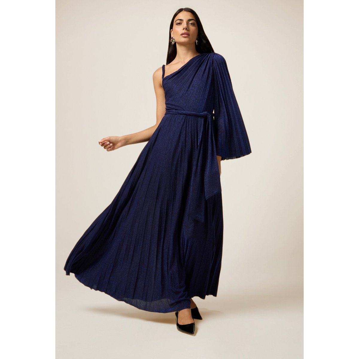 Robe asymétrique bleu, OLTRE