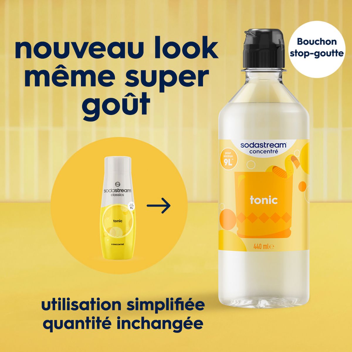 Concentré TONIC 440ml couleur unique, SODASTREAM