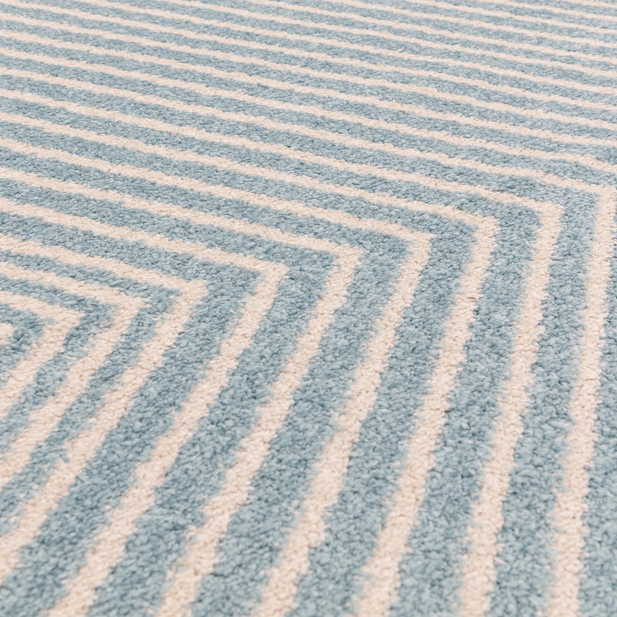 Tapis tissé plat moderne CROSSY bleu, NOVATREND