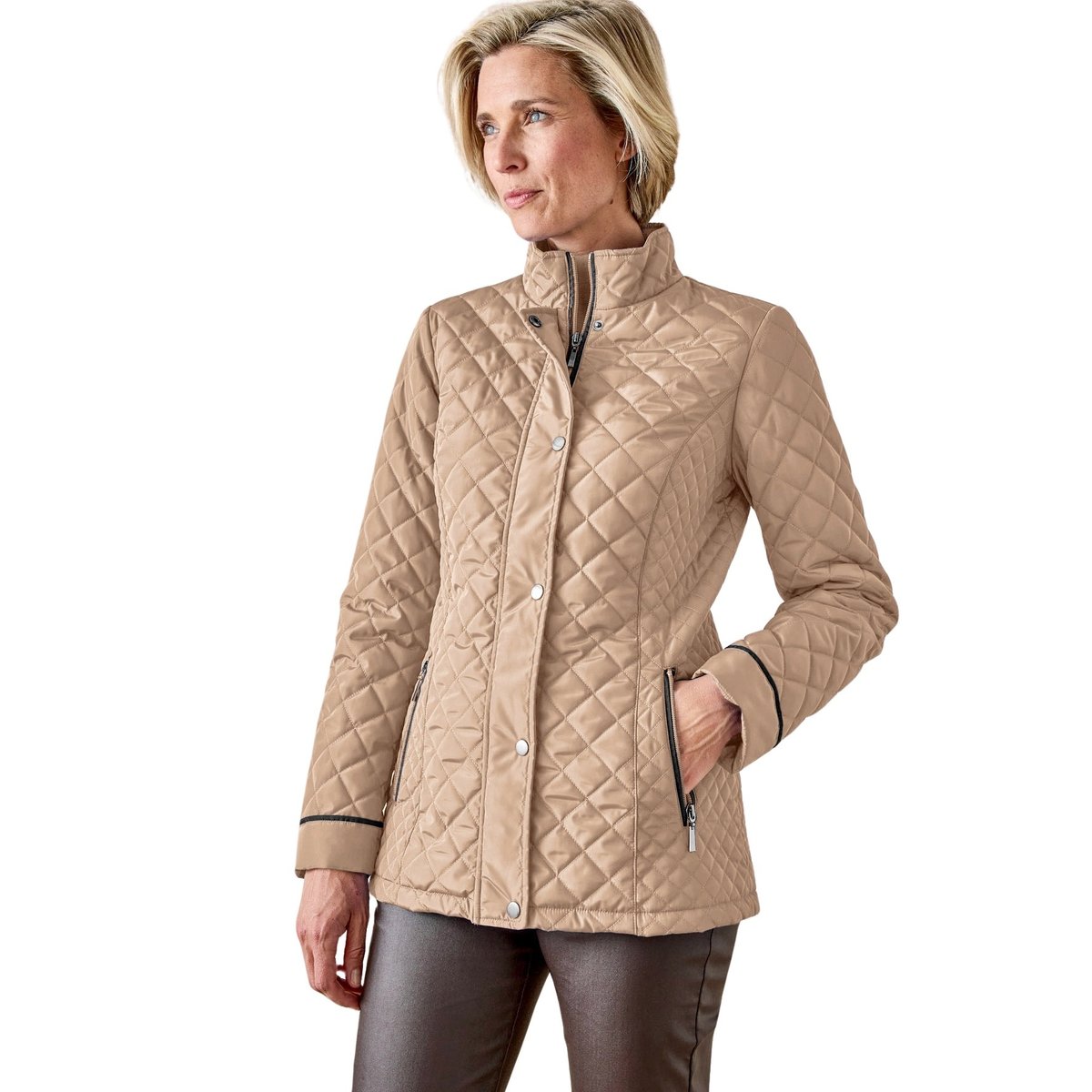 Parka déperlante et matelassée marine, DAXON