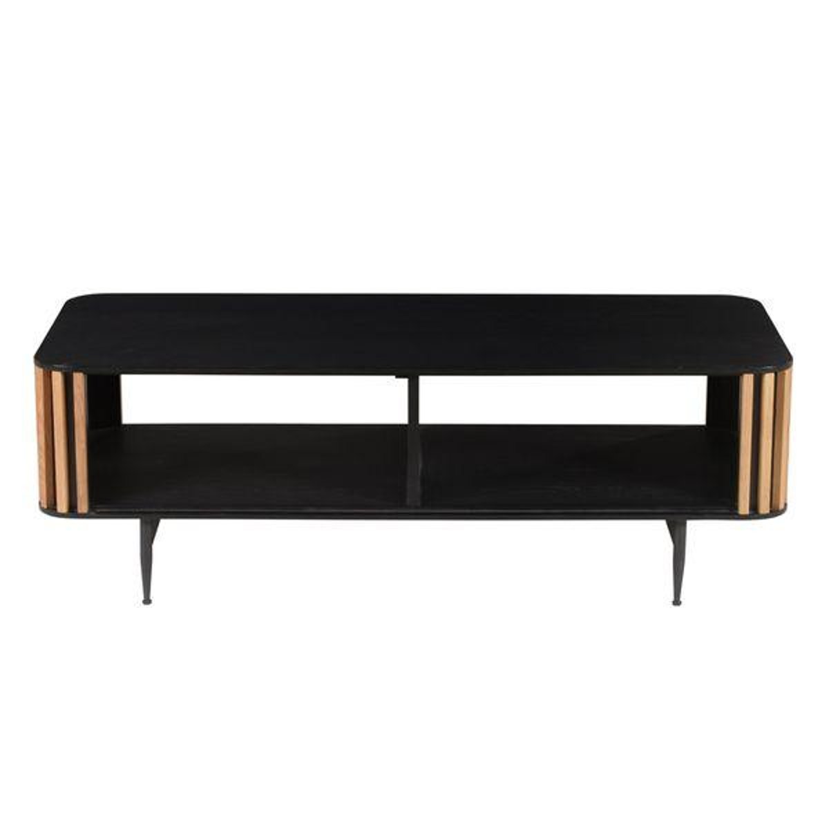 Table basse rectangulaire noir carbone, ZAGO