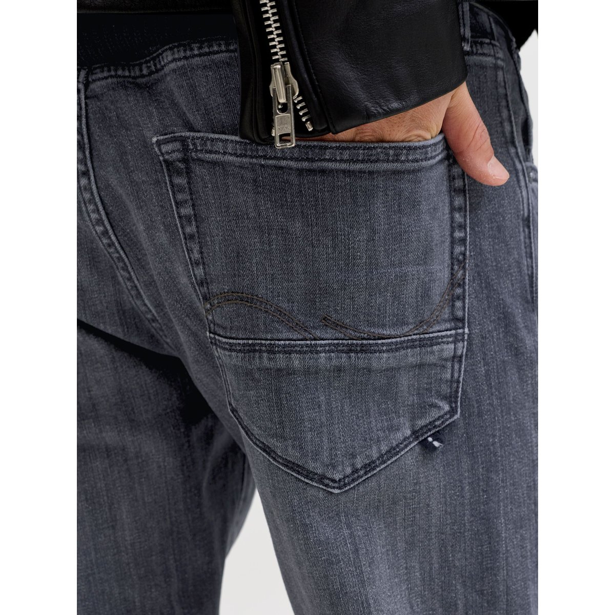 Jean Coupe Tapered blue denim, JACK & JONES