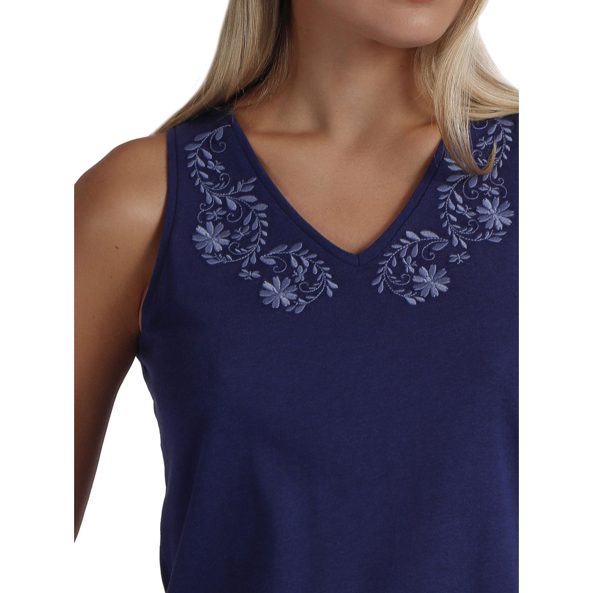 Pyjama short débardeur Blue And Bleu Mod bleu marine, ADMAS