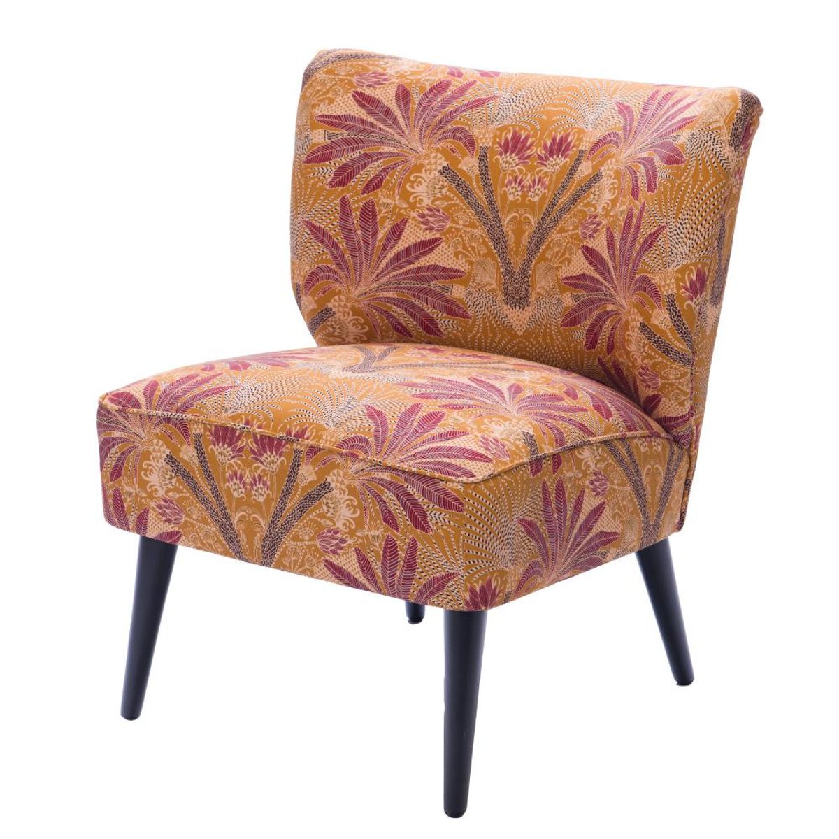Fauteuil cocktail Adèle jaune, AMADEUS