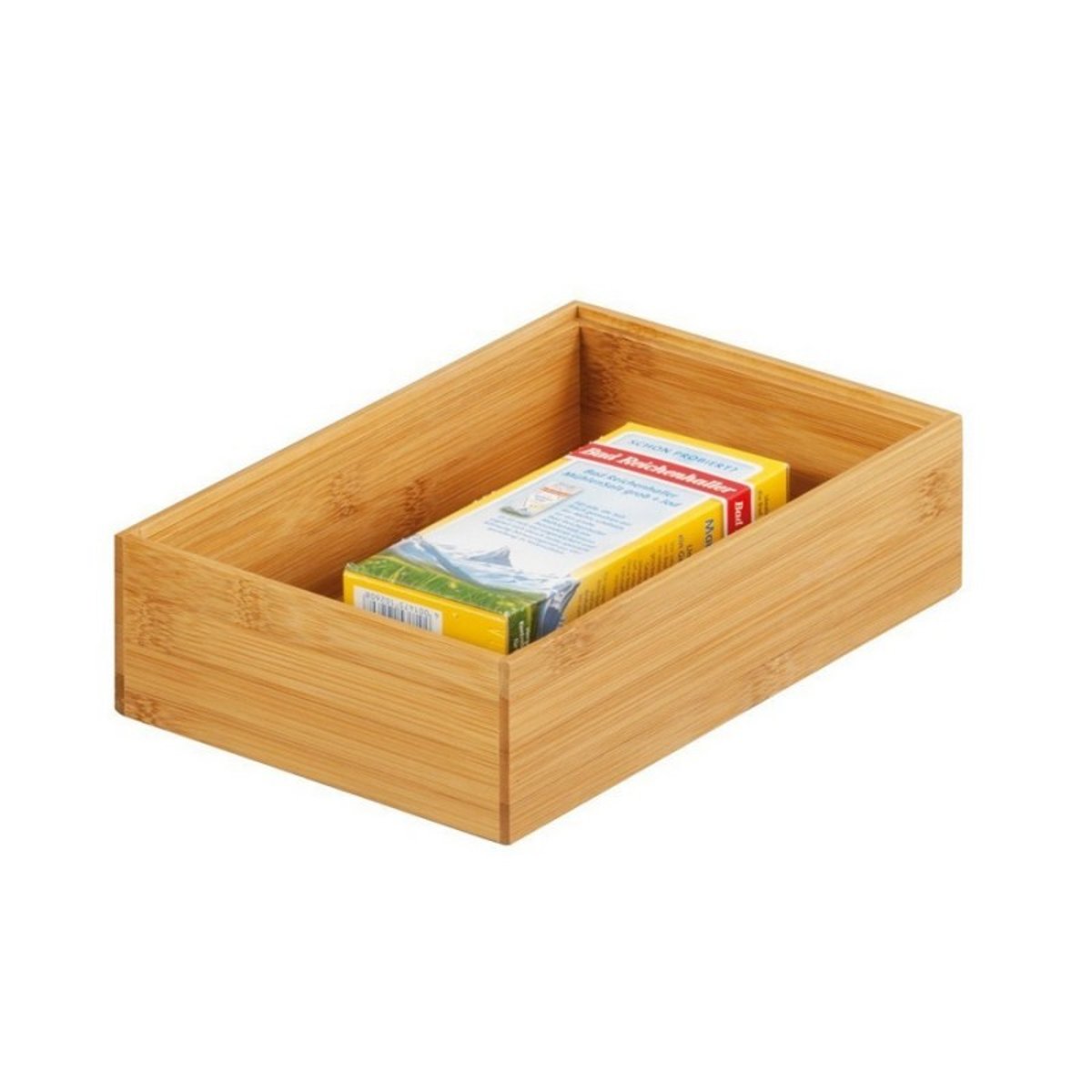 Boîte rectangulaire bambou bois clair, ZELLER PRESENT
