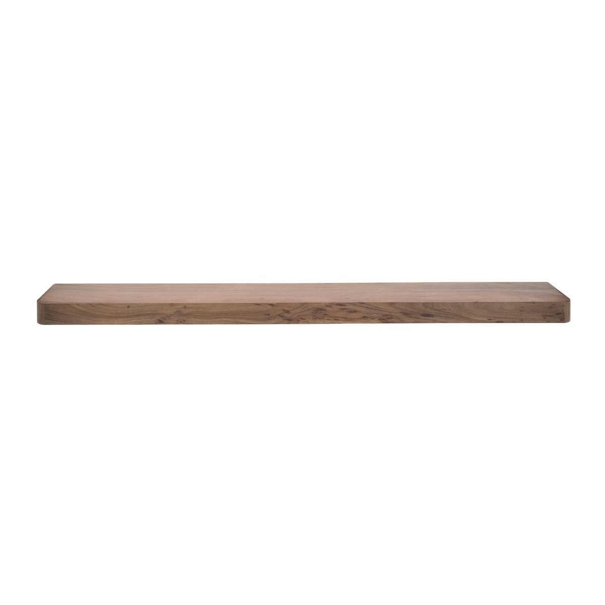 Etagère murale bois foncé plateau épais 200 cm NAKO marron, PIER IMPORT