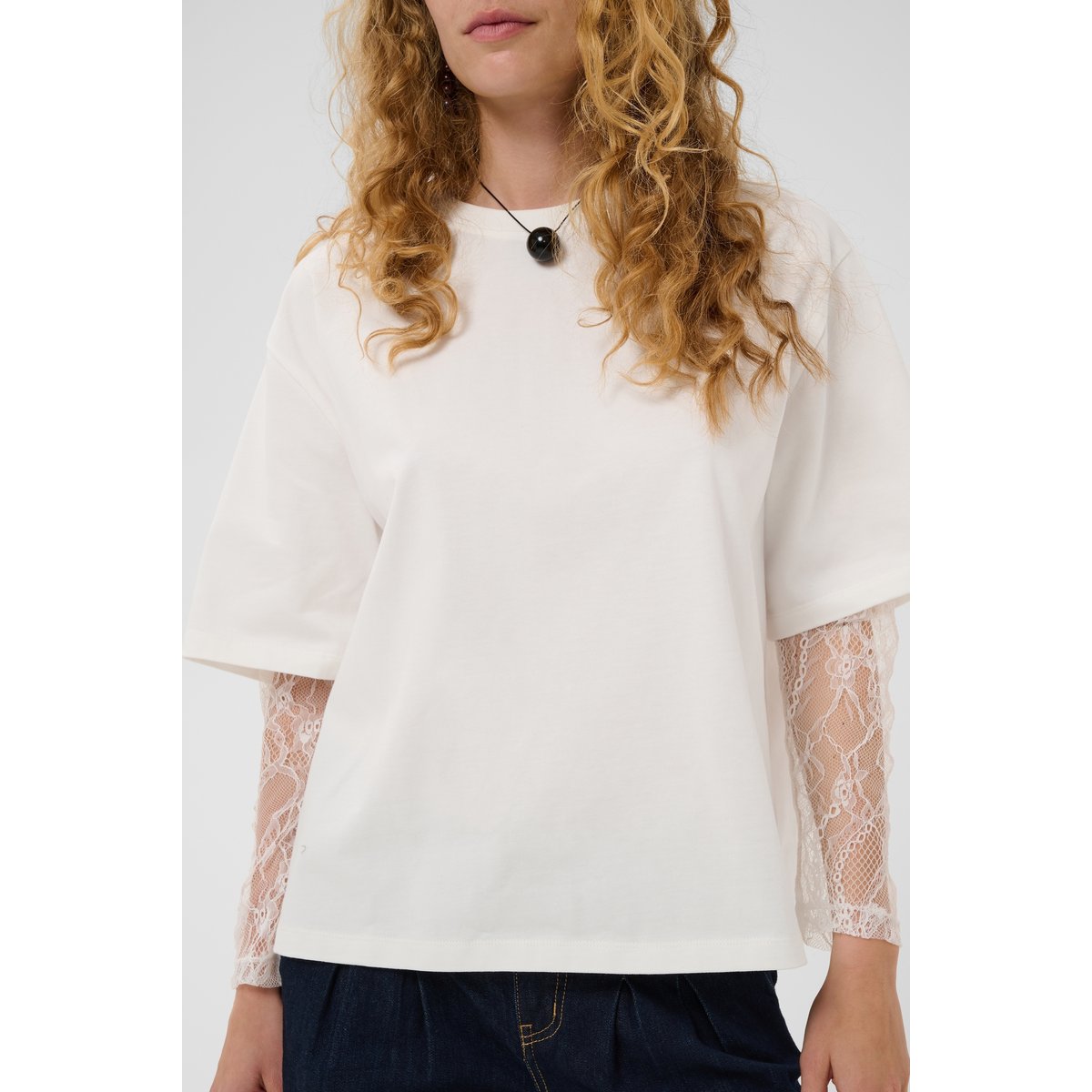 T-shirt blanc spring gardenia, CULTURE