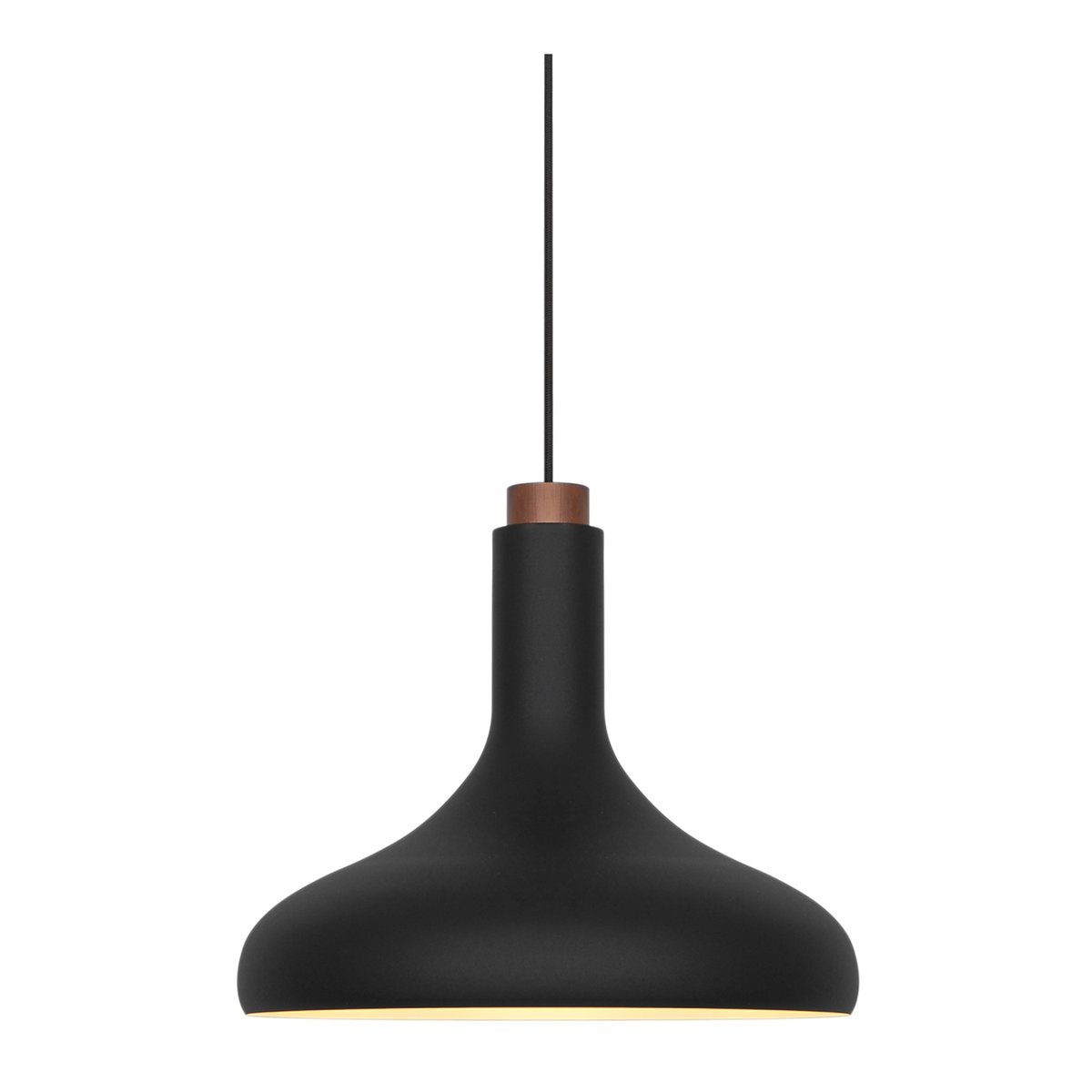 Suspension design scandinave en métal et bois, FUJI noir, DESIGN FOR THE PEOPLE