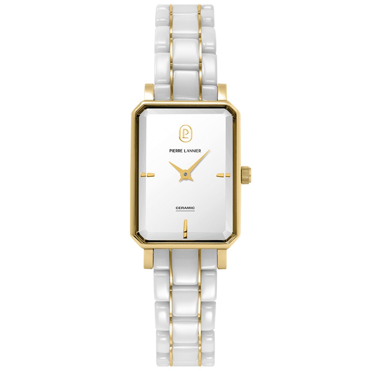 Montre Analogique ARIANE doré blanc blanc, PIERRE LANNIER