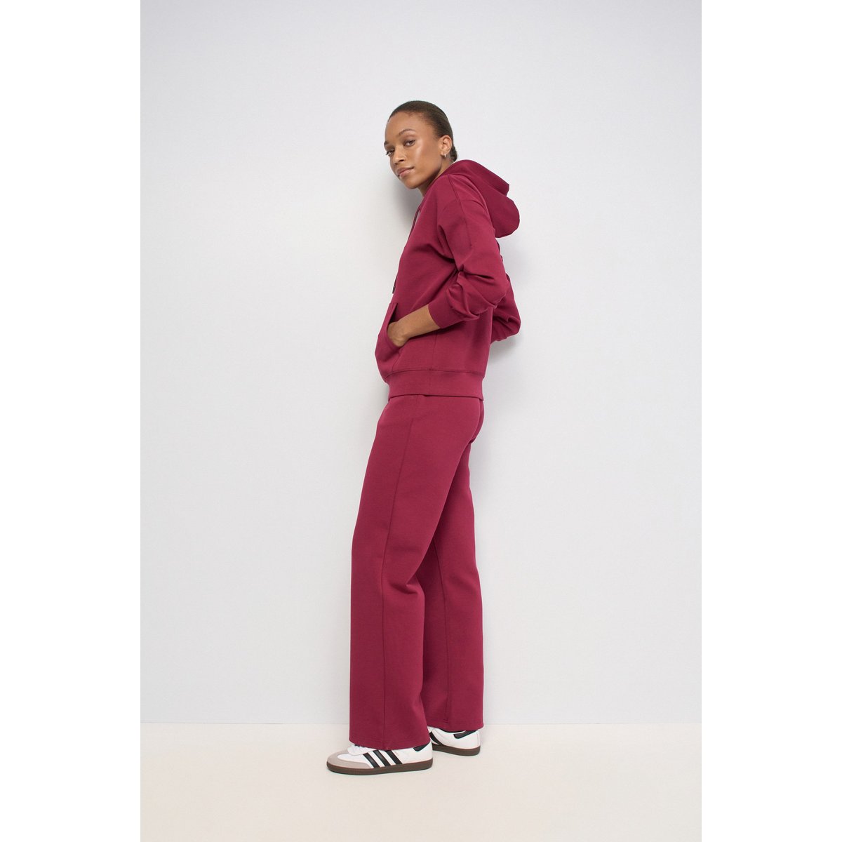 HOODIE AVEC BRANDING rouge, SALSA JEANS