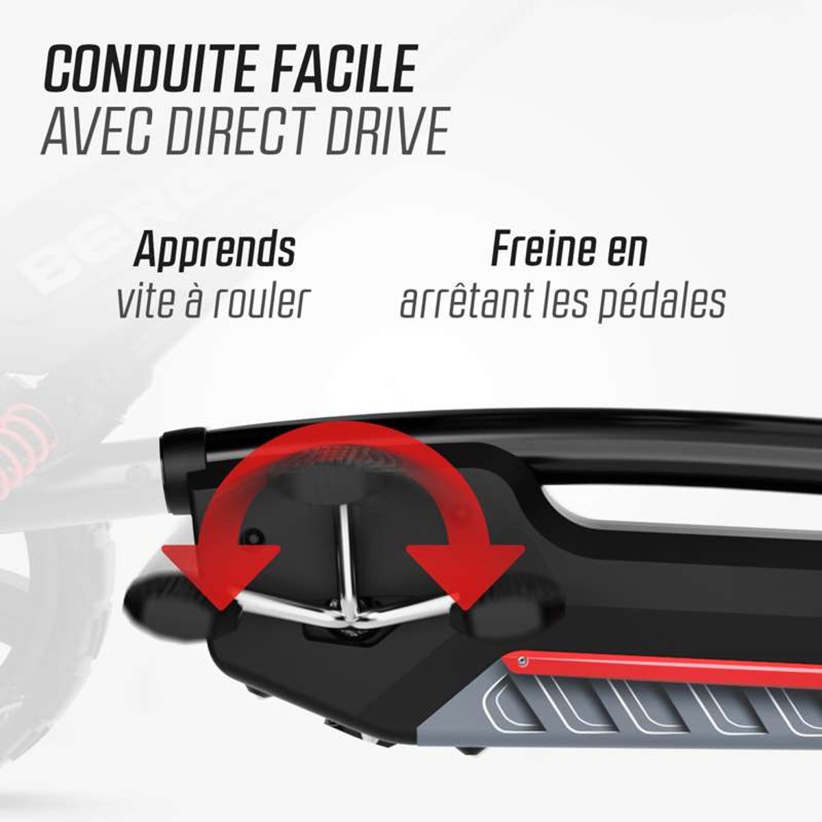 Kart à Pédales pour Enfants, 2+ Ans, Reppy Rebel Noir black, BERG TOYS