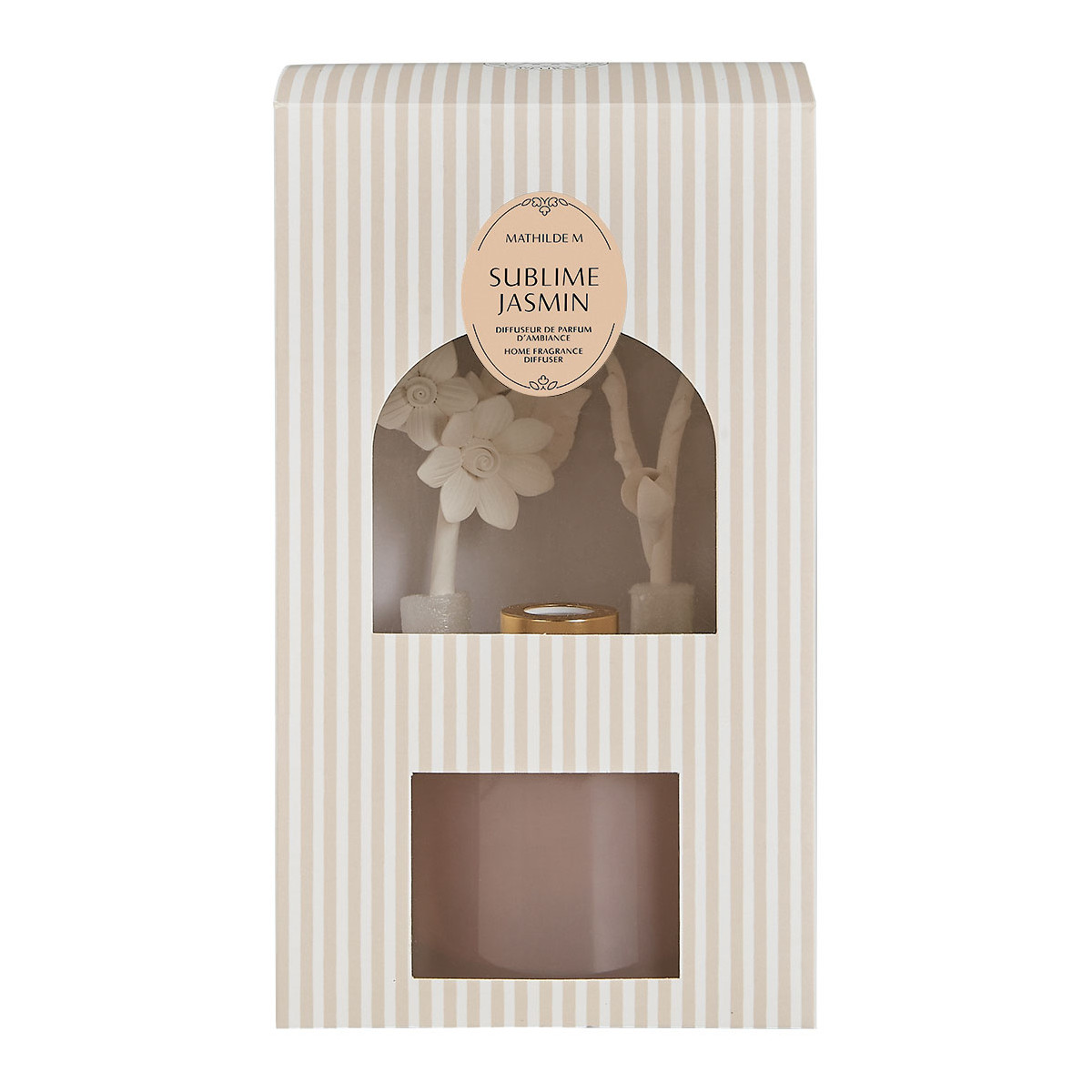 Diffuseur parfum d'ambiance 150 ml - Jasmin transparent, MATHILDE M