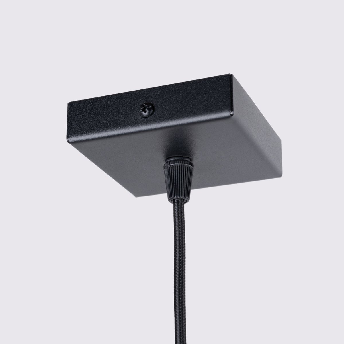 Suspension Aluminium Noir GU10 1 Karbon noir, EDEN