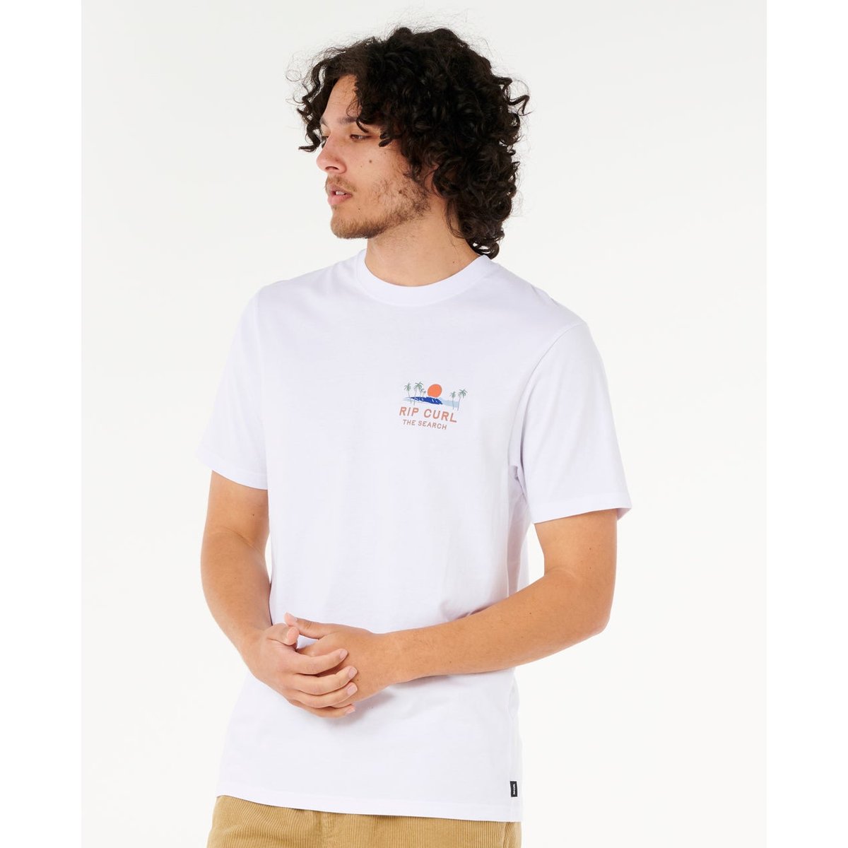 T-shirt Artist of The SEARCH Cody Welsh blanc, RIP CURL
