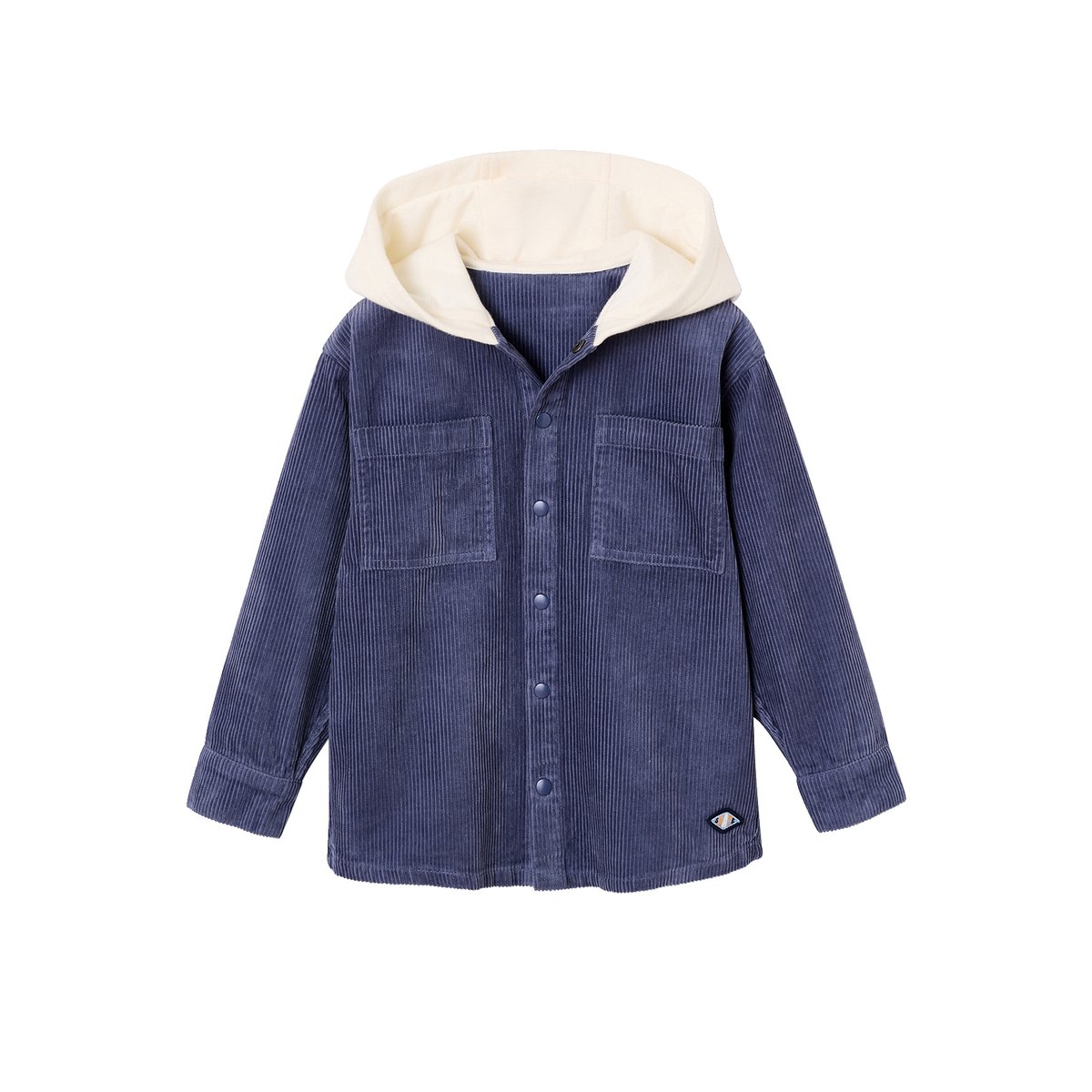 Chemise à capuche bleu foncé, VERTBAUDET
